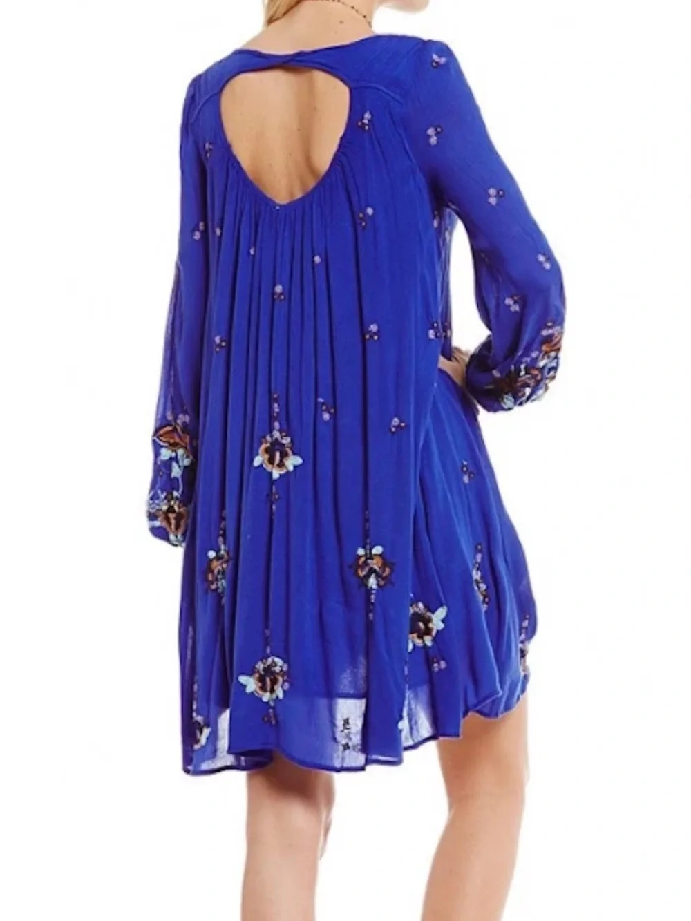 Free People Embroidered Oxford Dress